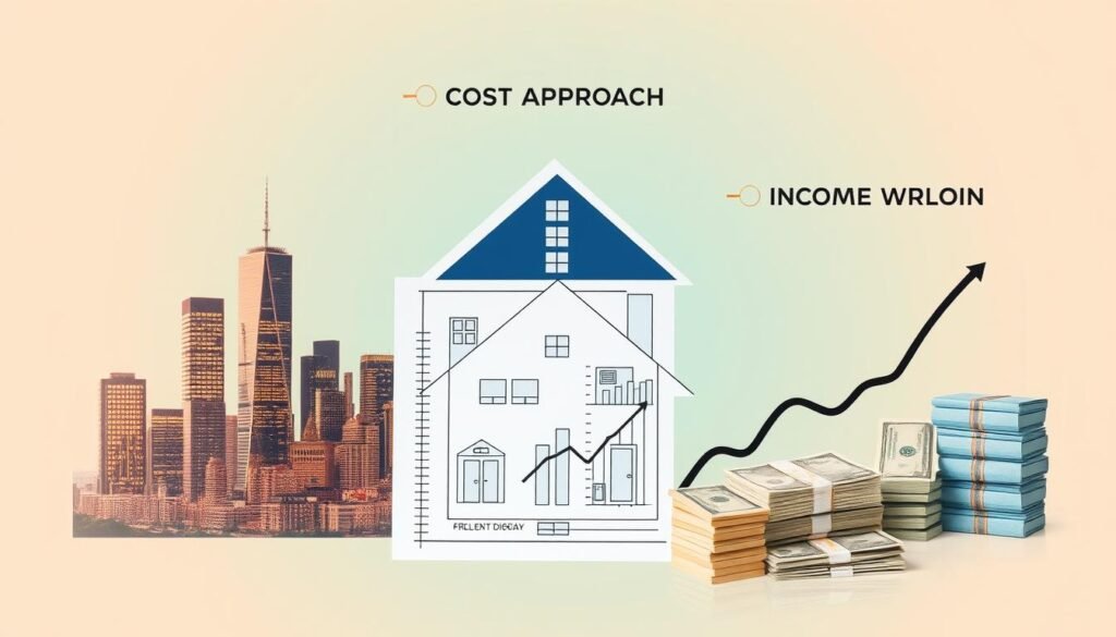 CMA, cost approach, income approach in real estate appraisal